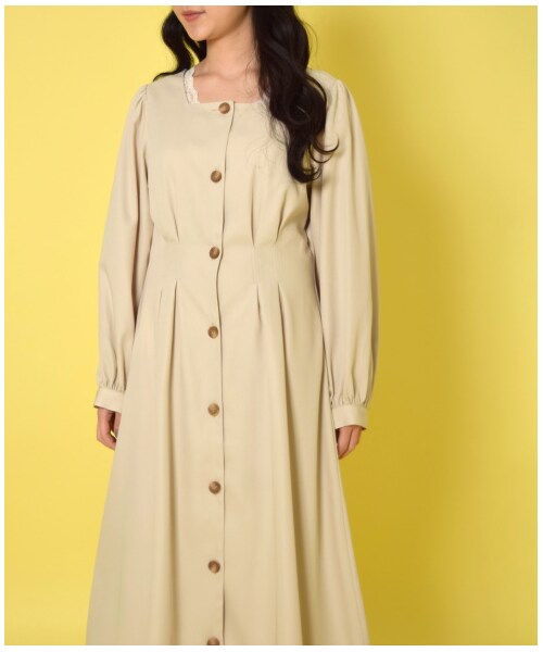 w closet（ダブルクローゼット）の「スクエアネックウエストタック