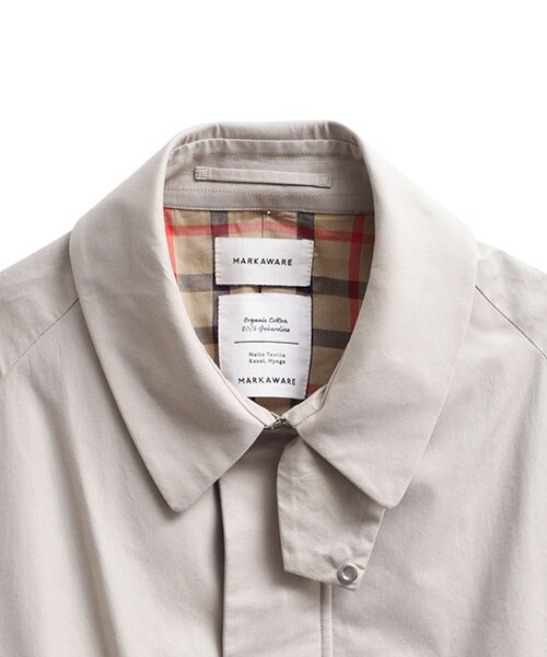 markaware weather cloth ウェイファーラーコート WAYFARER COAT ORGANIC COTTON WEATHER CLOTH (A20A-01CO02C