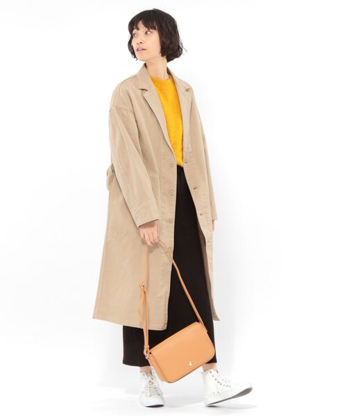 LAKOLE（ラコレ）の「ラウンドショルダーバッグ（バッグ・グレージュ()/ブラック()/キャメル()）」の8枚目の写真