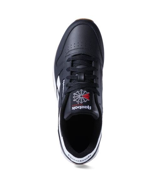Reebok（リーボック）の「クラシックレザー [CL LTHR DOUBLE EF]（その他・ブラック/ホワイト/プライマルレッド/プライマルレッド/ホワイト/クラッシュドコバルト）」の4枚目の写真