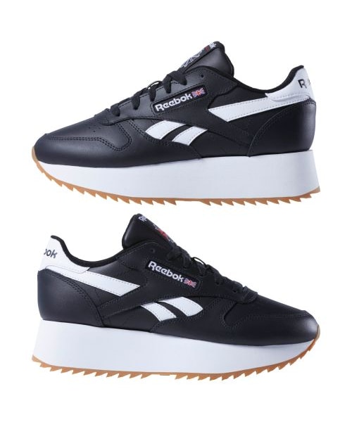 Reebok（リーボック）の「クラシックレザー [CL LTHR DOUBLE EF]（その他・ブラック/ホワイト/プライマルレッド/プライマルレッド/ホワイト/クラッシュドコバルト）」の15枚目の写真