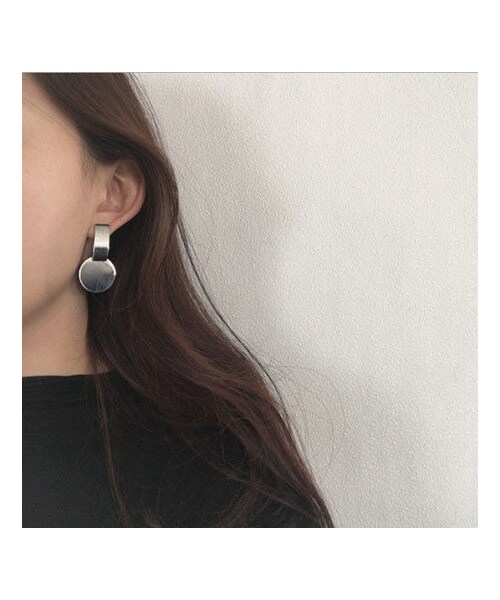 copine（コピン）の「プレートサークルピアス(3type)【クリックポスト対象商品】（ピアス（両耳用）・レディース・その他）」の6枚目の写真