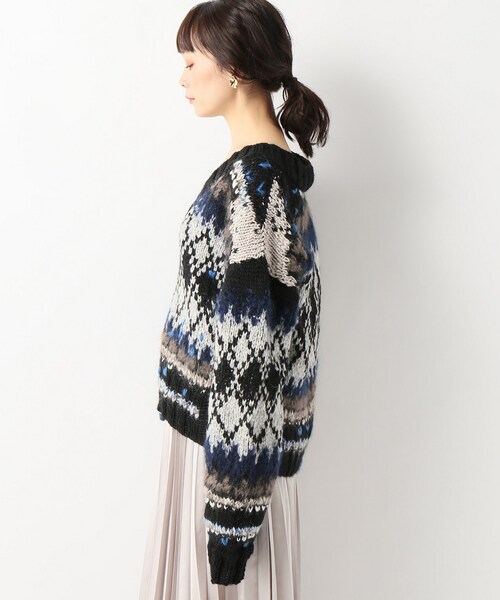 oneonone ロングカーディガン　ハンドニット　マルチカラー　ロンハーマン oneonone ロングカーディガン ハンドニット マルチカラー ロンハーマン