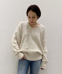 AP STUDIO（エーピーストゥディオ）の「SUGHERO Vネックプルオーバー