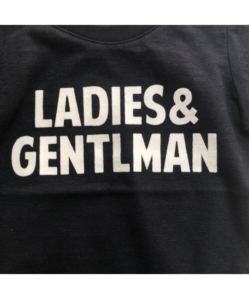 cache cache（カシュ カシュ）の「ARCH&LINE　SLUB LADIES  GENTLMAN　TEE（NAVY）kids（Tシャツ/カットソー・キッズ・その他）」の3枚目の写真