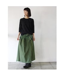 値下ARTE POVERA アルテポーヴェラ リメイクスカート ミリタリー再構築 ARTEPOVERA（アルテポーヴェラ）の「ARTE POVERA アルテポー