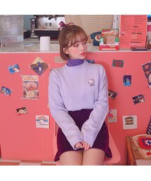 chuu | Hello Kitty X Chuu lilac knit(トップス)