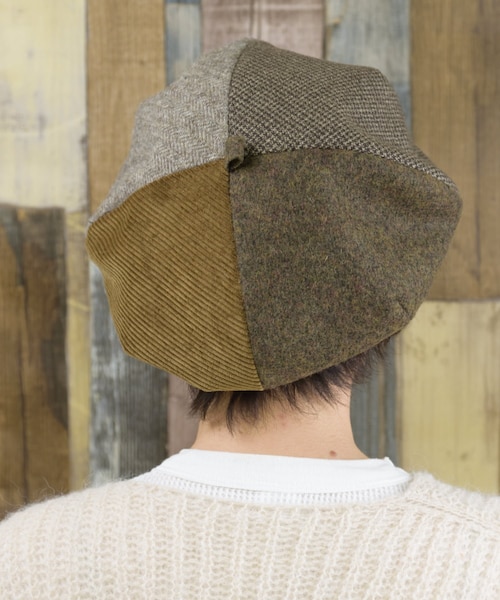 OVERRIDE（オーバーライド）の「override Patchy Baker Cap（帽子・レディース・NAVY(71)/BROWN(91)）」の5枚目の写真