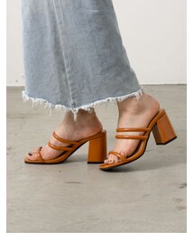 Re:EDIT | エナメルメニーベルトブリッジソールサンダル(シューズ)