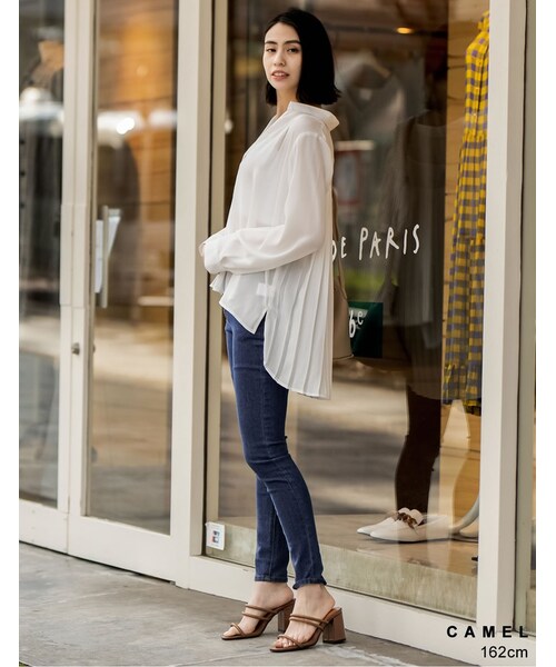 Re:EDIT（リエディ）の「エナメルメニーベルトブリッジソールサンダル（シューズ・レディース・ブラック/キャメル/シルバー/ゴールド/グリーン/テラコッタ・S/M/L/LL）」の6枚目の写真