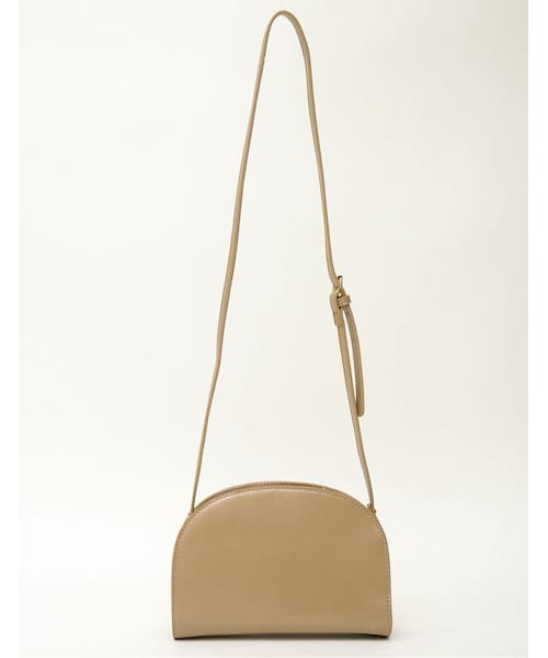 Re:EDIT（リエディ）の「ハーフムーンショルダーバッグ（バッグ・レディース・ベージュ/ブラック・フリーサイズ）」の8枚目の写真