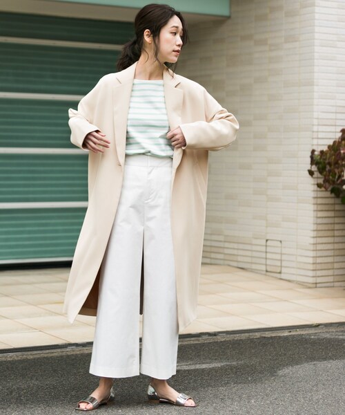 F by ROSSO（エフバイロッソ）の「F by ROSSO スプリングチェスターコート（ジャケット/アウター・レディース・BEIGE/SAX・FREE）」の5枚目の写真