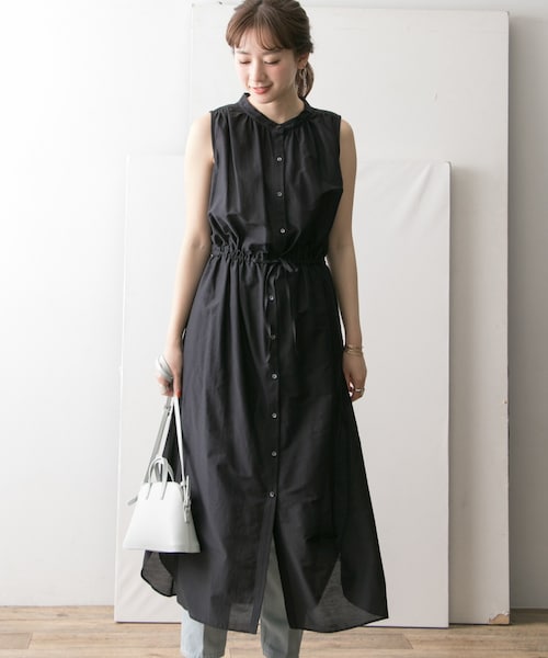 コットンシルク ノースリーブ ロングワンピース URBAN RESEARCH（アーバンリサーチ）の「コットンシルク