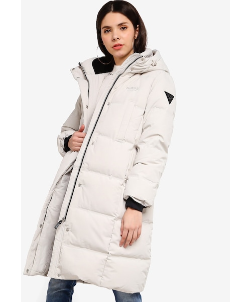 guess long down jacket