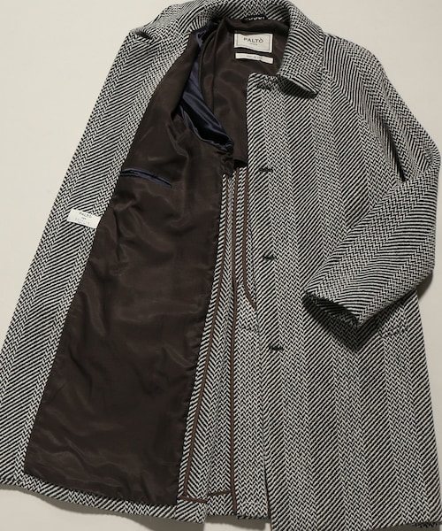パルト PALTO ウールコート　イタリア製　エディフィス　ベイクルーズ 楽天市場】PALTO【パルト】バルカラーコート MARCELLO DB RESCA WNER