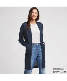 UNIQLO | リネンブレンドロングカーディガン（長袖）(カーディガン/ボレロ)