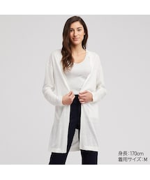 UNIQLO | リネンブレンドロングカーディガン（長袖）(カーディガン/ボレロ)