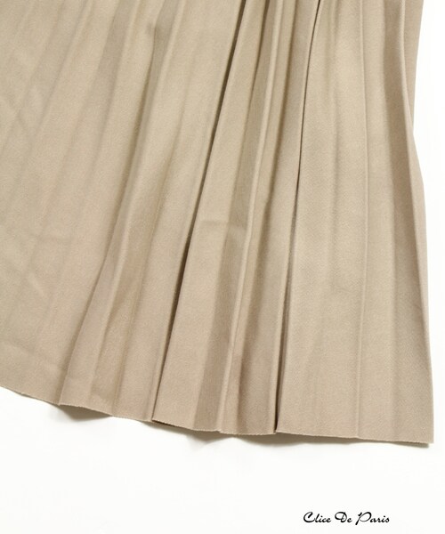 paravion（パラビオン）の「Kシンプルプリーツスカート（スカート・レディース・ブルー/ピンク/ベージュ・ONE）」の10枚目の写真
