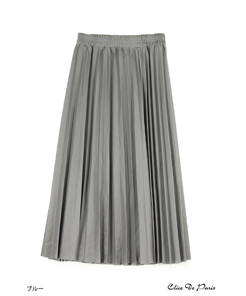 paravion（パラビオン）の「Kシンプルプリーツスカート（スカート・レディース・ブルー/ピンク/ベージュ・ONE）」の17枚目の写真