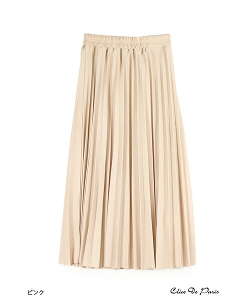 paravion（パラビオン）の「Kシンプルプリーツスカート（スカート・レディース・ブルー/ピンク/ベージュ・ONE）」の15枚目の写真