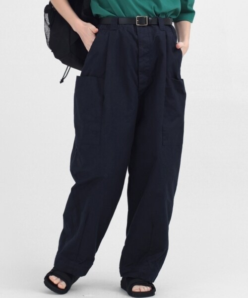 RNA-N(アールエヌエーエヌ)の「<予約>バックタックワイドパンツ(パンツ・レディース・キナリ/ネイビー・M)」の16枚目の写真