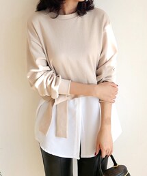 DHOLIC | レイヤードタイヘムスウェット(スウェット)