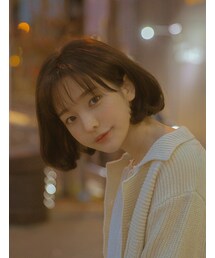 PINKAGE | 手植えフルウィッグ) ココCカールパーマ ショート (モースト素材)(ウィッグ)