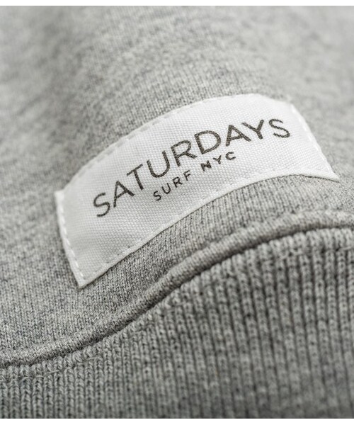 Saturdays NYC（サタデーズ ニューヨークシティ ）の「DITCH CLASSIC NYC（ニット・メンズ・グレー/ブラック・L/M/S/XL/XS）」の4枚目の写真