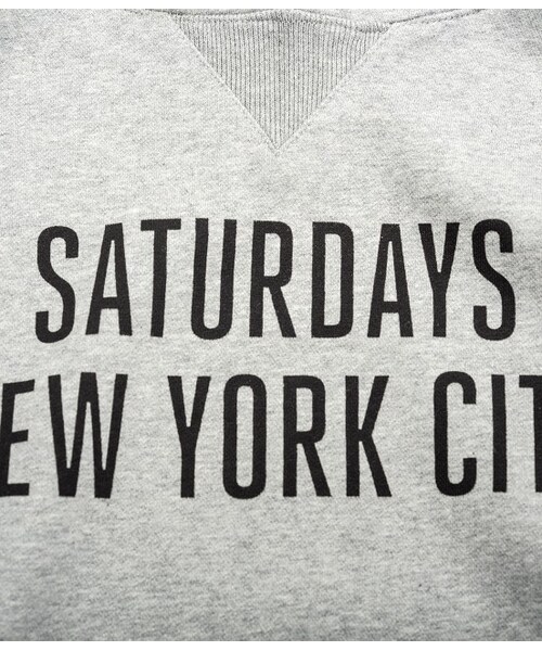 Saturdays NYC（サタデーズ ニューヨークシティ ）の「DITCH CLASSIC NYC（ニット・メンズ・グレー/ブラック・L/M/S/XL/XS）」の5枚目の写真