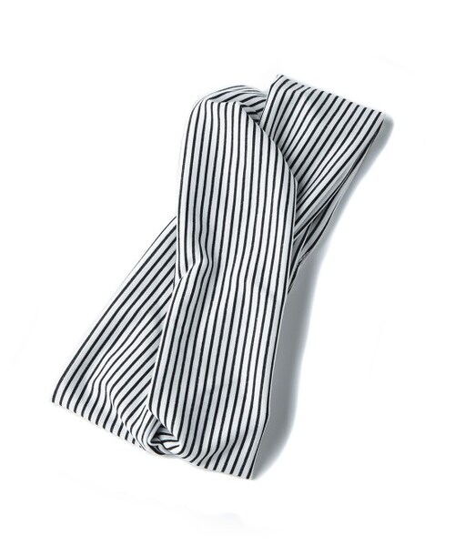 LE JUN(ルジュン)の「ジャージーターバン(ヘアアクセサリー・レディース・ブラック/グレー/ホワイト・F)」の5枚目の写真