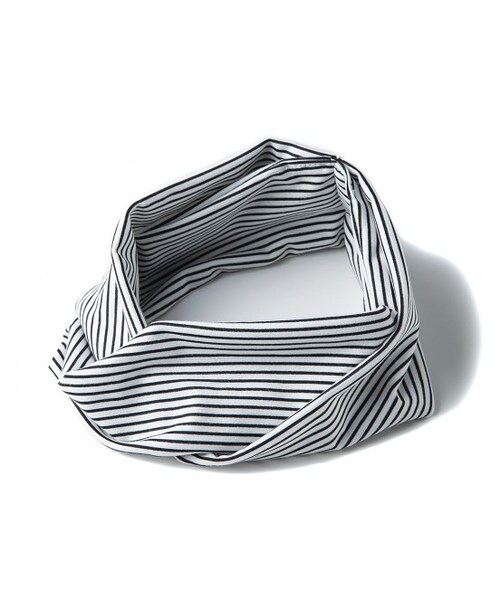 LE JUN(ルジュン)の「ジャージーターバン(ヘアアクセサリー・レディース・ブラック/グレー/ホワイト・F)」の1枚目の写真