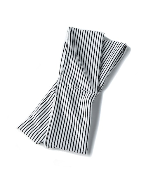 LE JUN(ルジュン)の「ジャージーターバン(ヘアアクセサリー・レディース・ブラック/グレー/ホワイト・F)」の6枚目の写真