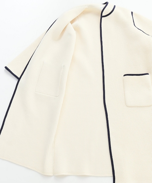 VERMEIL par ienaヴェルメイユ　イエナワッフルウールニットコート VERMEIL par iena（ヴェルメイユパーイエナ）の「ワッフル編み