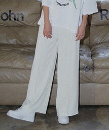 DHOLIC | センタープレスイージーワイドパンツ(その他パンツ)