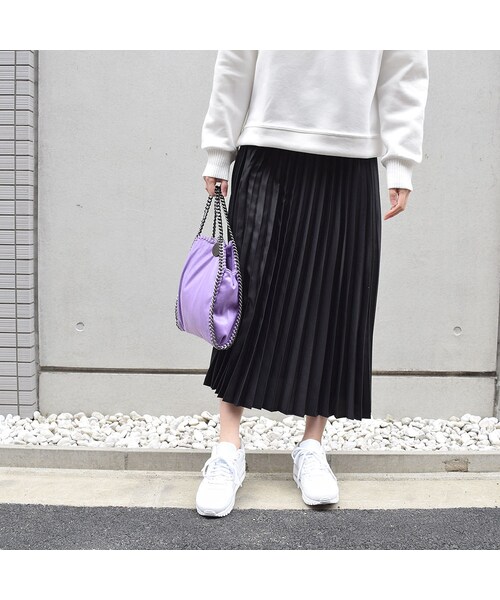 no brand（ノーブランド）の「[ NEW ]プリーツサテンロングSK（スカート・レディース・その他）」の7枚目の写真