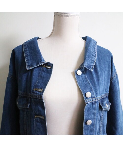 STORES.jp（ストアーズドットジェーピー）の「バックレースアップ Gジャン（デニムジャケット・レディース・その他）」の12枚目の写真