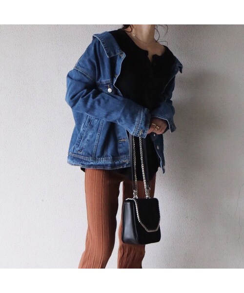 STORES.jp（ストアーズドットジェーピー）の「バックレースアップ Gジャン（デニムジャケット・レディース・その他）」の7枚目の写真