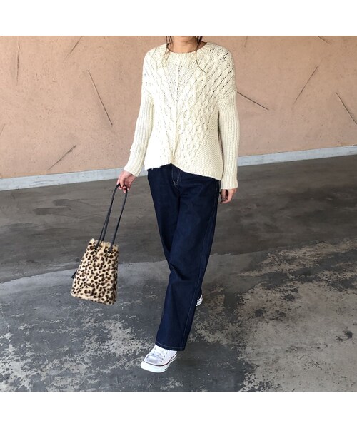 copine（コピン）の「シンチバッグハイウエストルーズワイドデニム（Ｓ/Ｍ/Ｌ）【クリックポスト対象商品】（デニムパンツ・レディース・その他）」の6枚目の写真