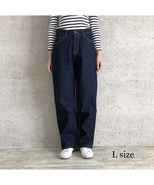 copine（コピン）の「シンチバッグハイウエストルーズワイドデニム（Ｓ/Ｍ/Ｌ）【クリックポスト対象商品】（デニムパンツ・レディース・その他）」の13枚目の写真