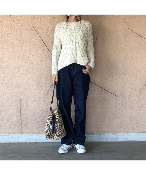 copine（コピン）の「シンチバッグハイウエストルーズワイドデニム（Ｓ/Ｍ/Ｌ）【クリックポスト対象商品】（デニムパンツ・レディース・その他）」の7枚目の写真