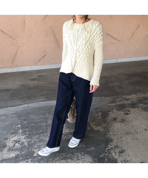 copine（コピン）の「シンチバッグハイウエストルーズワイドデニム（Ｓ/Ｍ/Ｌ）【クリックポスト対象商品】（デニムパンツ・レディース・その他）」の9枚目の写真