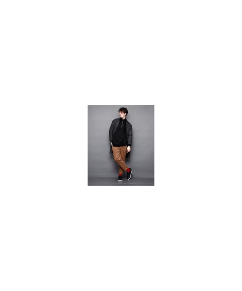 EMMA CLOTHES（エマクローズ）の「ビッグシルエットハーフZIPプルオーバー 裏起毛（スウェット・メンズ・ホワイト・FREE）」の5枚目の写真