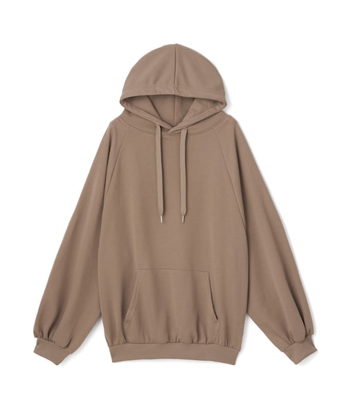 GRL（グレイル）の「ボリュームスリーブビッグスエットパーカー（パーカー・レディース・ブラック/グレー/モカ/オフホワイト/パープル・Ｆ）」の4枚目の写真