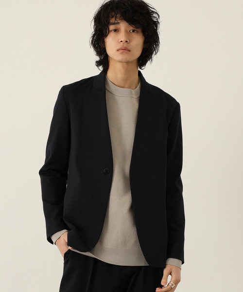 STUDIOUS（ステュディオス）の「ウォッシャブルノーカラージャケット 