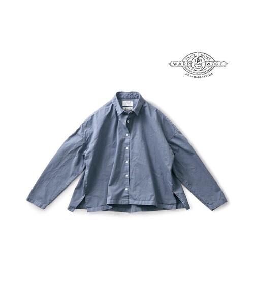 Sunny Clouds サニークラウズ の サニークラウズ Feat Shuttle Notes 青霞色のシャツ レディース シャツ ブラウス Wear