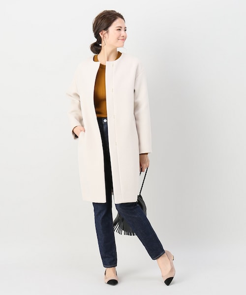 IENA（イエナ）の「《追加》ラムウールノーカラーコート◇（）」 - WEAR