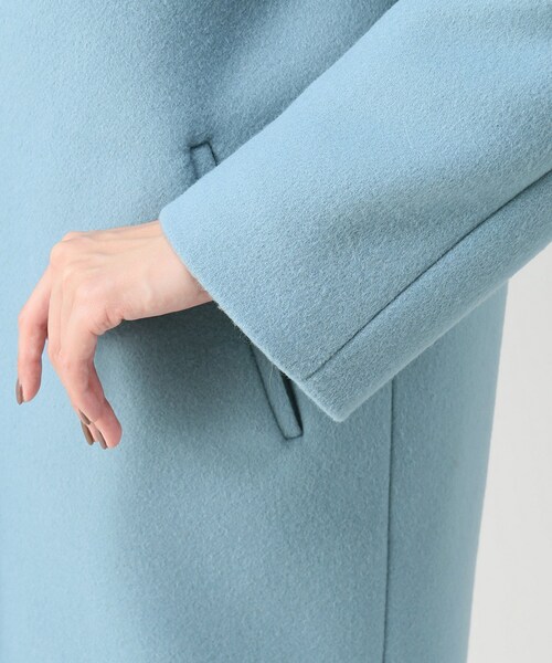 IENA（イエナ）の「《追加》ラムウールノーカラーコート◇（）」 - WEAR