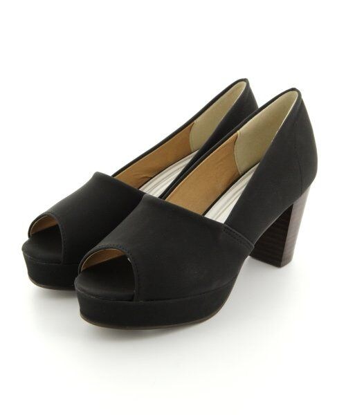 GLOBAL WORK（グローバルワーク）の「オープントゥパンプス（シューズ・レディース・ブルー85/ブラック09/オフホワイト05・L（24～24.5cm）/M（23～23.5cm）/S（22～22.5cm））」の2枚目の写真