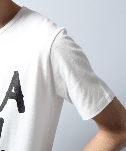 HARE(ハレ)の「フロントロゴカットソー(トップス・メンズ・オフホワイト/ブラック・L/M/S)」の6枚目の写真