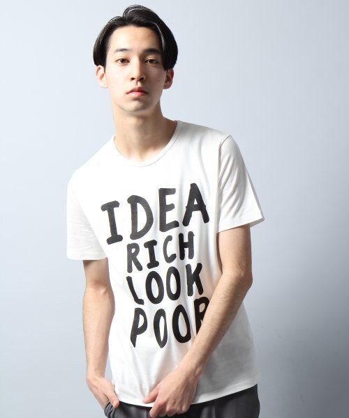 HARE(ハレ)の「フロントロゴカットソー(トップス・メンズ・オフホワイト/ブラック・L/M/S)」の1枚目の写真